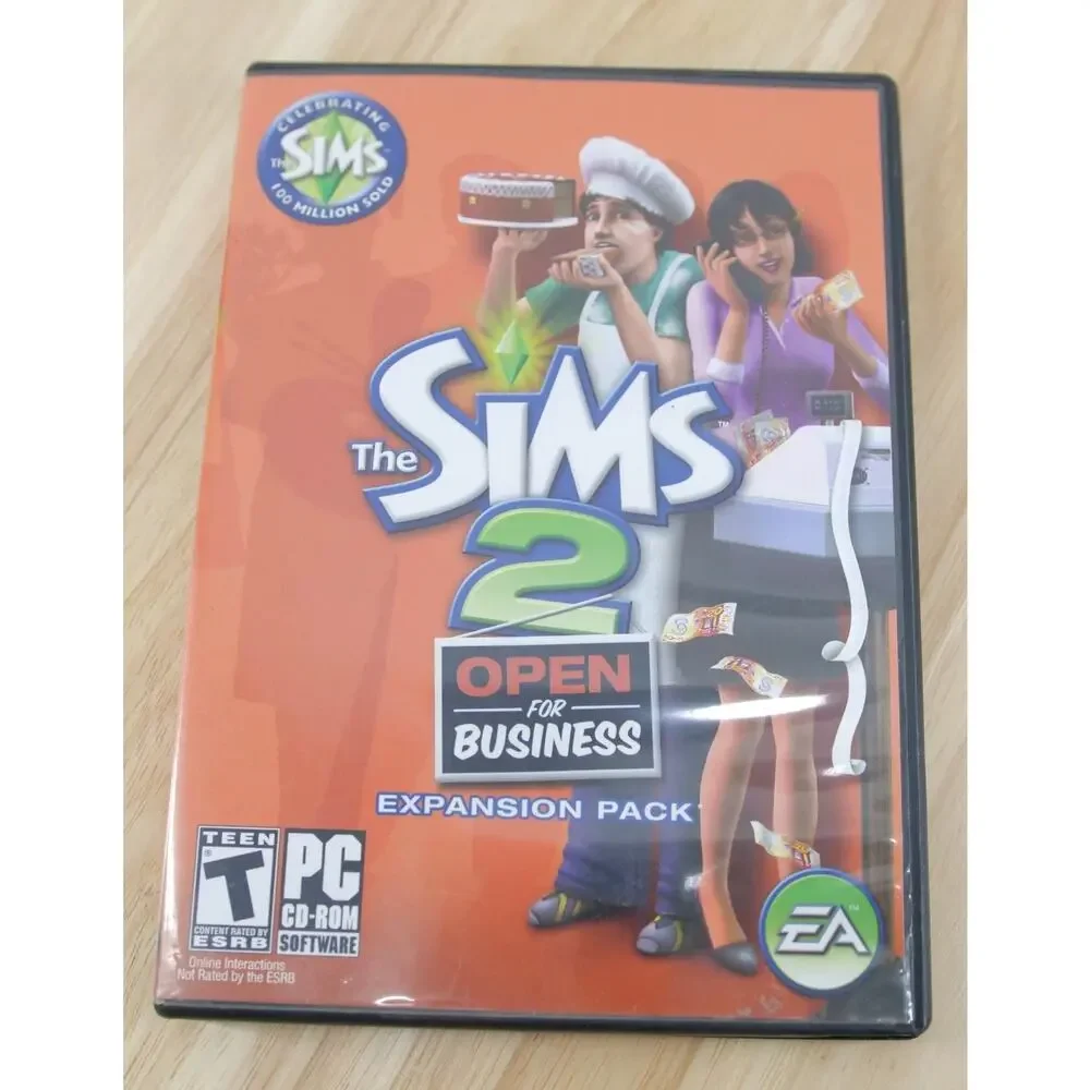 Sims 2 PC games Unleashed, House party, Sims2 Business, Double Deluxe Lot Of 4